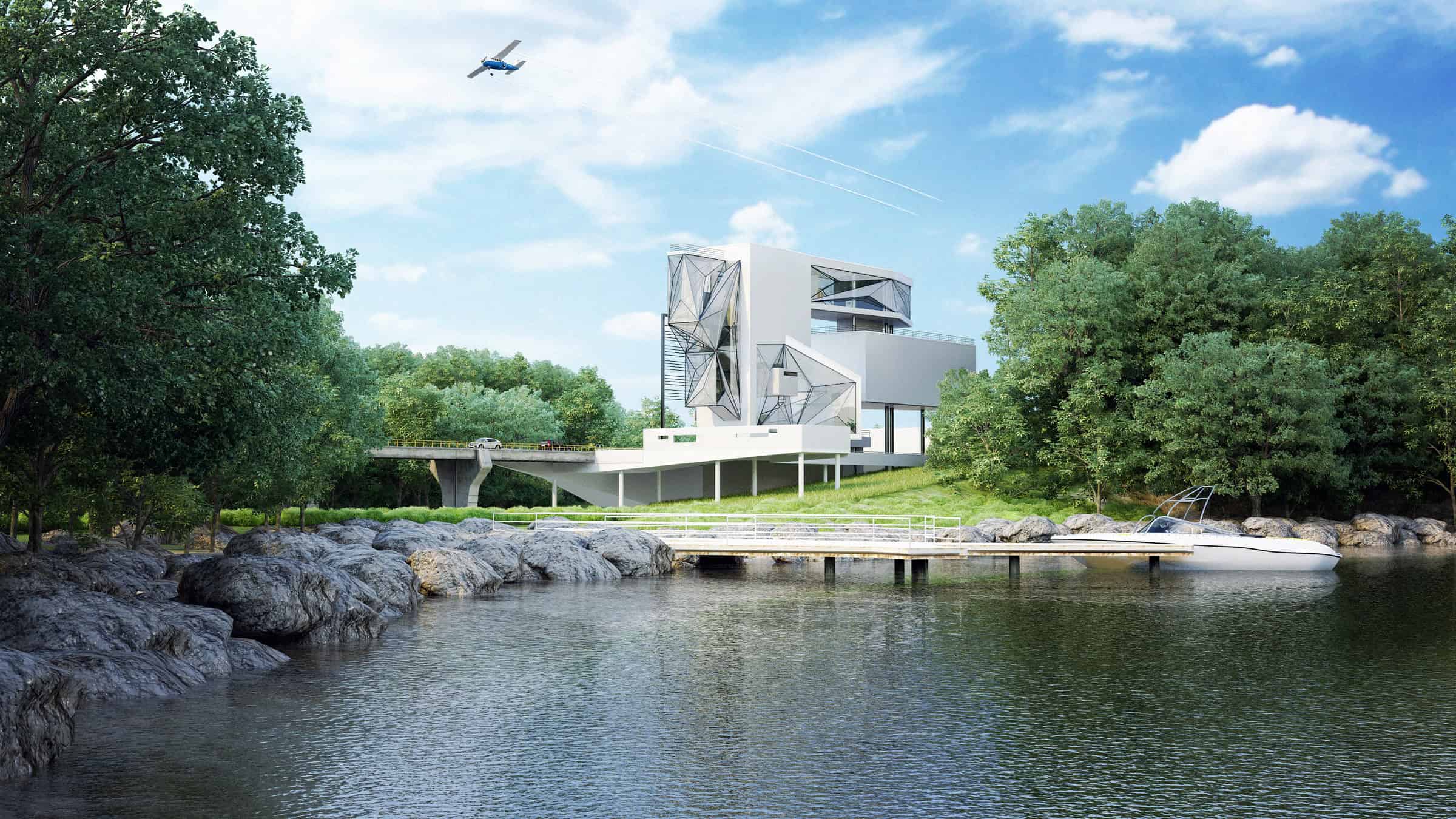 Aviator's Villa - A Unique House For A Retired Pilot EXTERIOR4