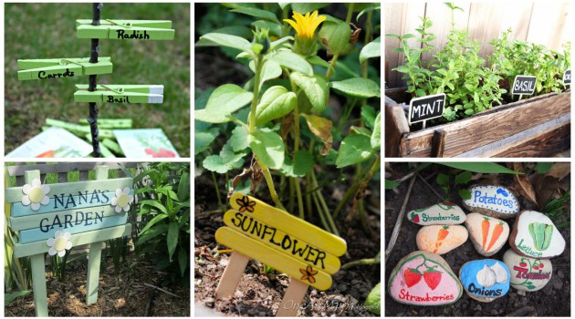 15 Adorable DIY Signs & Markers To Give Schmeck To Your Garden