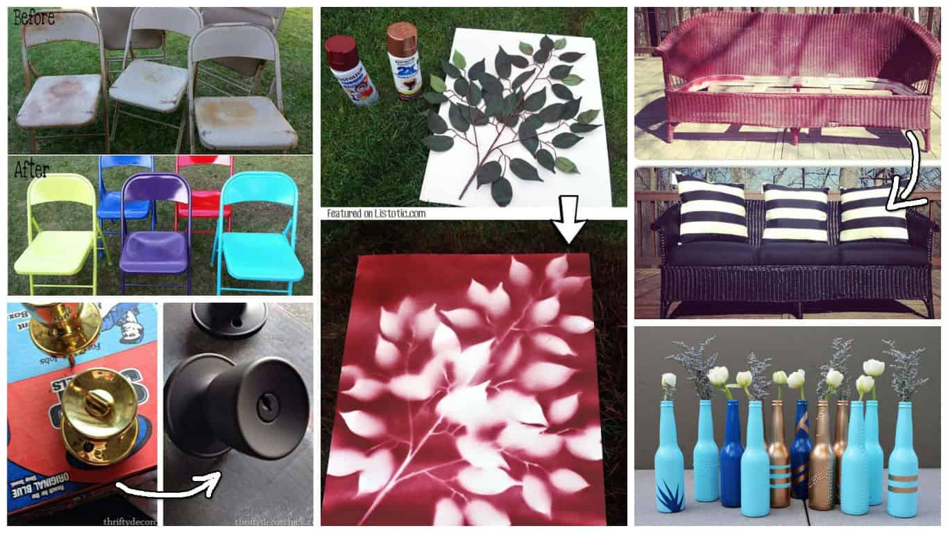 Top 19 Most Genius Ideas For Home Makeover With Spray Paint That You Must See