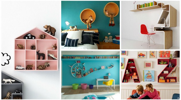 Top 18 The Most Coolest Shelves Designs For The Child’s Room