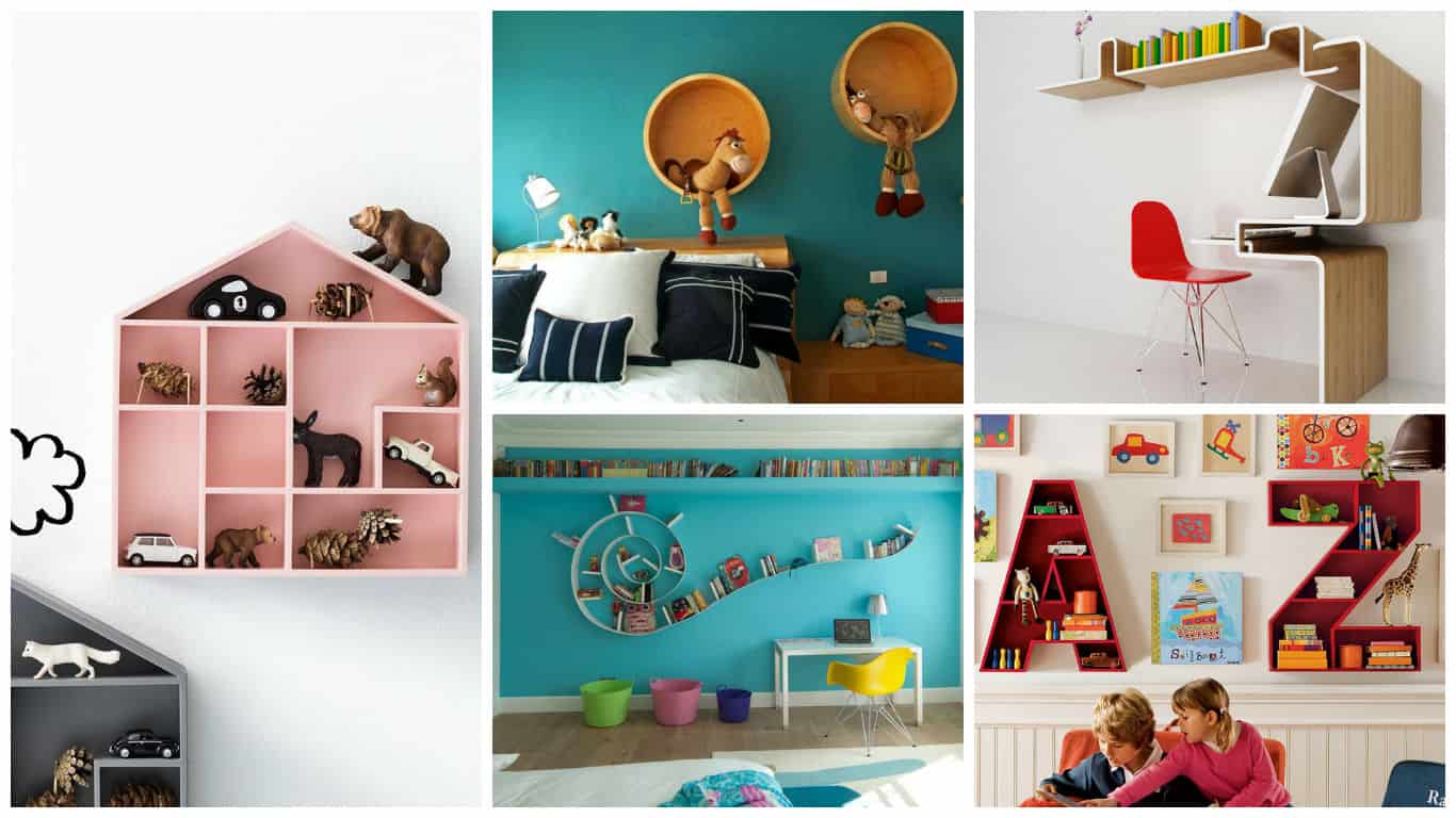 Top 18 The Most Coolest Shelves Designs For The Child’s Room