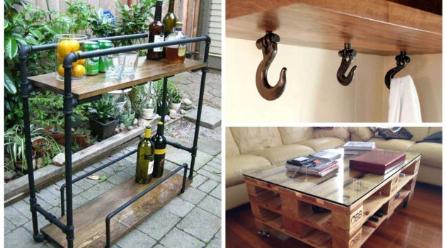19 Super Cool Industrial Furniture Designs That You Can Easily DIY