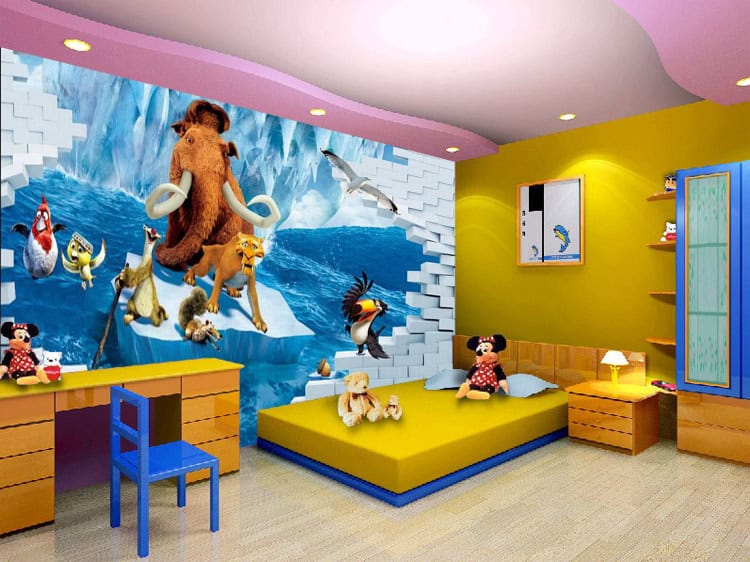14 Majestic Cartoon Wallpaper Designs For Your Dream Child's Room 10