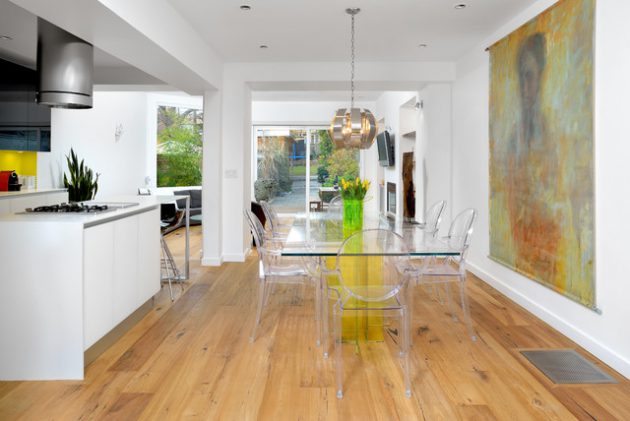 17 Adorable Dining Room Designs With Beautiful Glass Table
