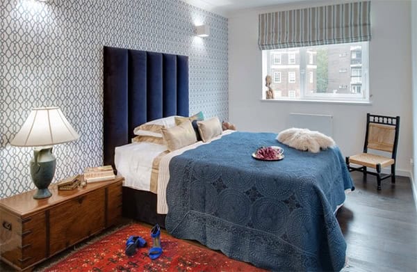 17 Interesting Wallpapers With Geometric Pattern For Every Bedroom 12