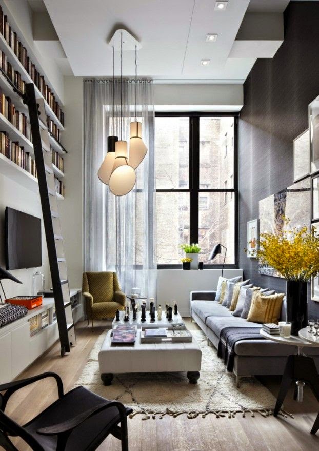 20 Stylish &amp; Functional Solutions For Decorating Narrow Living Room