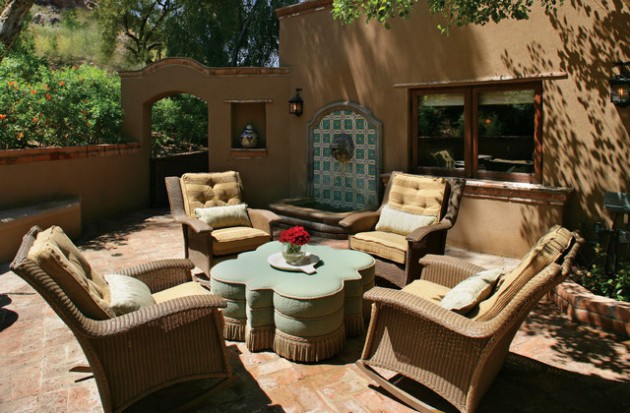 16 Cozy Southwestern Patio Designs For, Santa Fe Style Outdoor Furniture