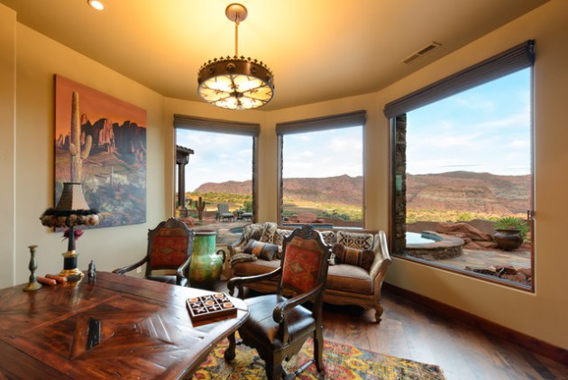 16 Encouraging Southwestern Home Office Designs You'll Love Working In