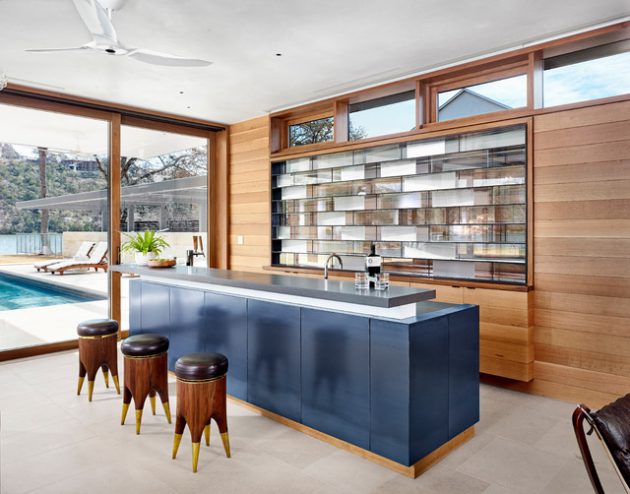 17 Extravagant Contemporary Home Bar Designs That Are Perfect For Your Parties