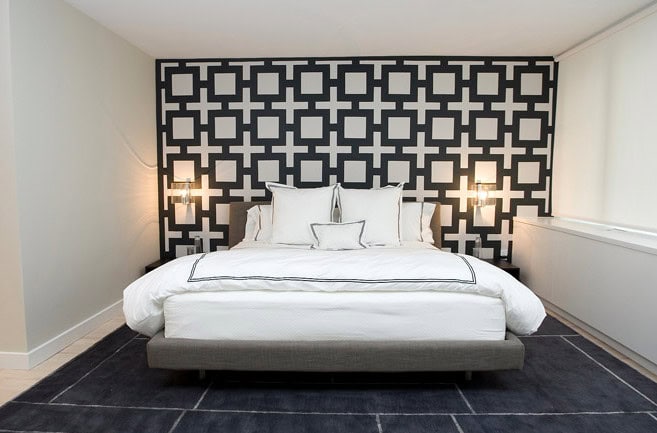 17 Interesting Wallpapers With Geometric Pattern For Every Bedroom 6
