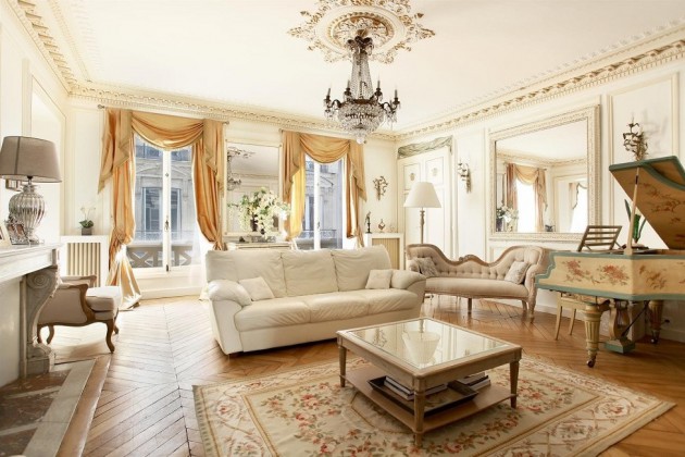 16 Captivating French Style Living Room Designs That Will Delight You