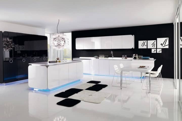 17 Gorgeous Black & White Kitchen Designs For Every Modern Home