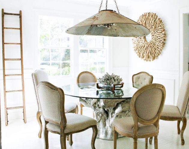 17 Adorable Dining Room Designs With Beautiful Glass Table