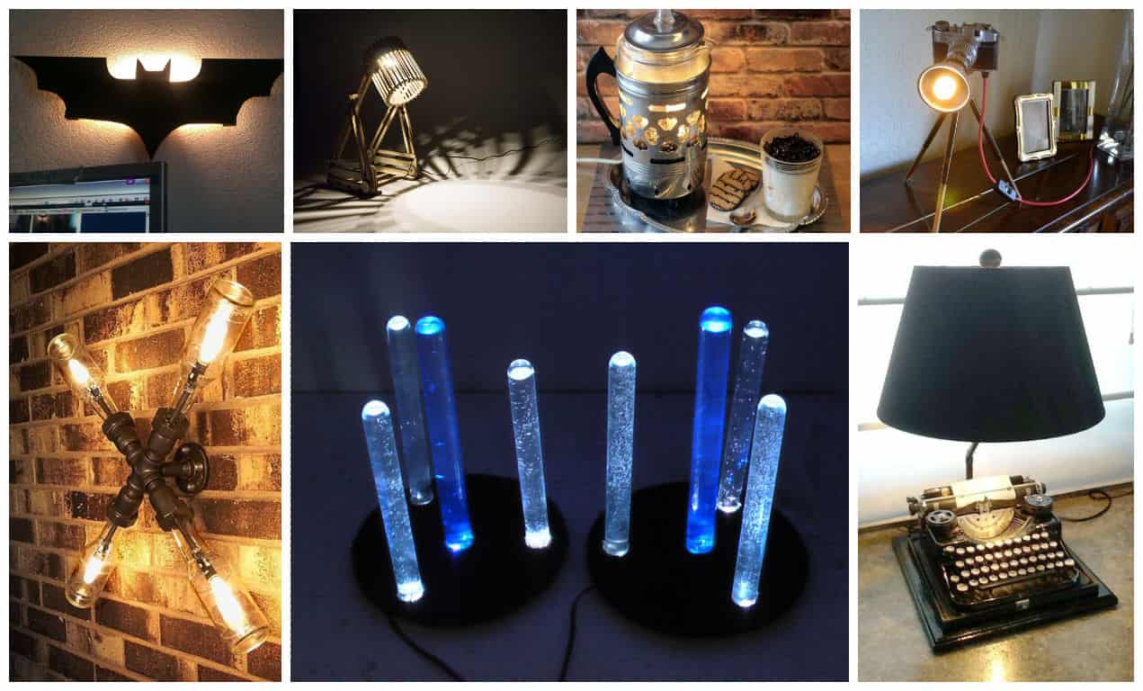 Top 20 Most Ingenious Ideas To Make Recycled Lamps From Old Items