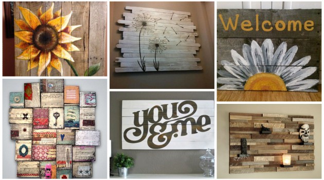 17 Truly Amazing Wall Decorations Made Of Reclaimed Wood