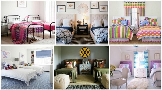20 Fascinating Child’s Rooms With Identical Beds Designs For Twins