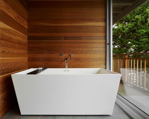 16 Marvelous Bathroom Designs With Wooden Wall That Abound With Elegance & Warmth 16 Marvelous Bathroom Designs With Wooden Wall That Abound With Elegance & Warmth