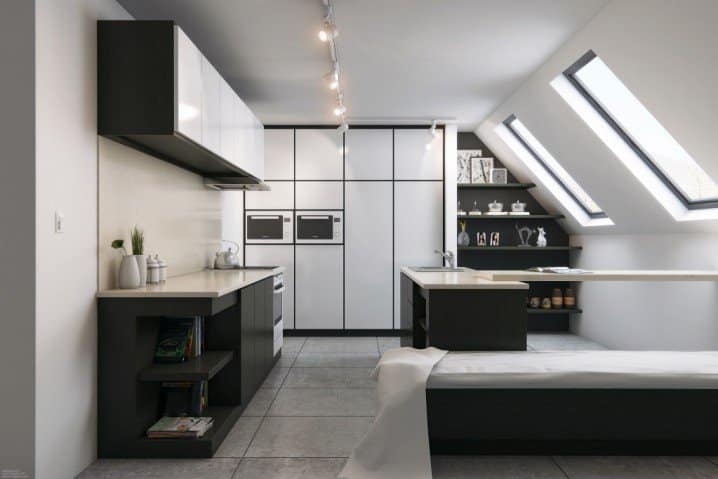 18 Delightful Attic Kitchen Designs That Surely Will Amaze You 18 Delightful Attic Kitchen Designs That Surely Will Amaze You