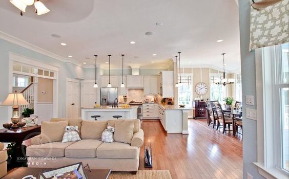 17 Excellent Ideas How To Decorate Open Floor Living Room Properly