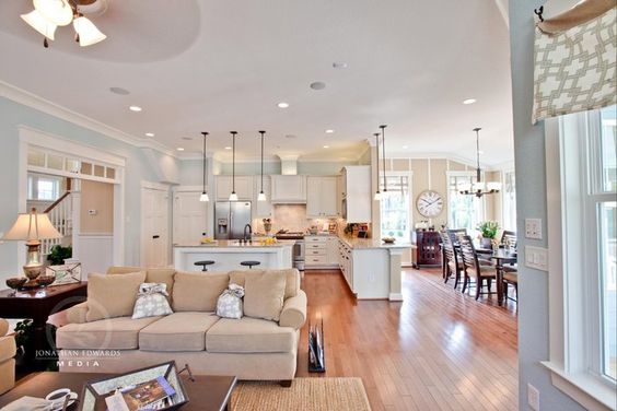 17 Excellent Ideas How To Decorate Open Floor Living Room Properly