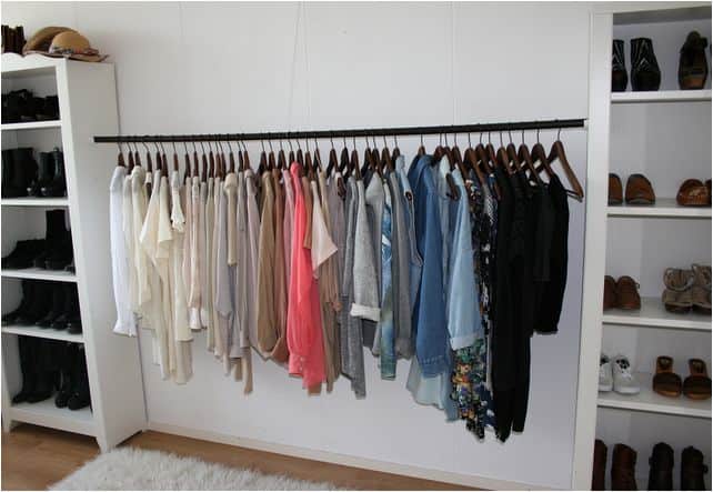 21 Really Inspiring Makeshift Closet Designs For Small Spaces 11