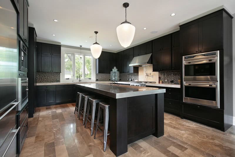 17 Flooring Options For Dark Kitchen Cabinets 13