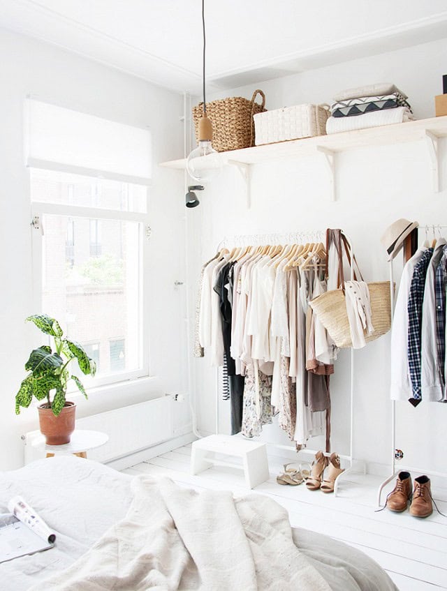 21 Really Inspiring Makeshift Closet Designs For Small Spaces 15