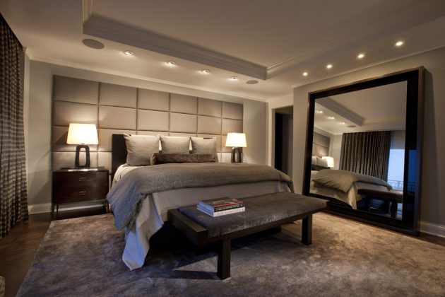 16 Outstanding Bedroom Designs With, Master Bedroom Ceiling Mirror