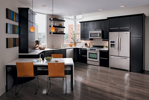 17 Flooring Options For Dark Kitchen Cabinets