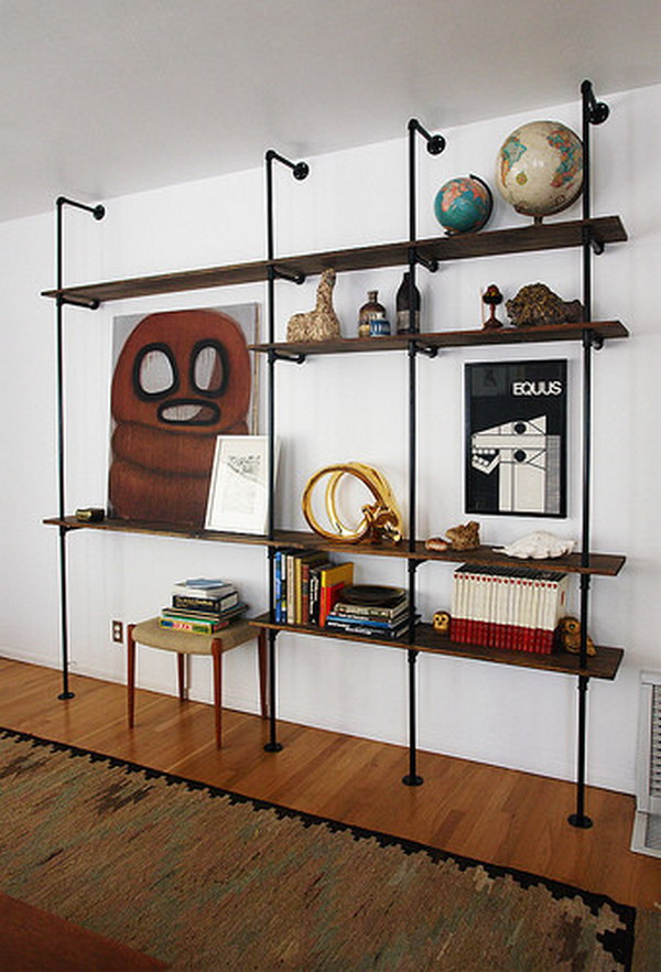 17 Industrial Shelves Designs To Spice Up Every Home Decor