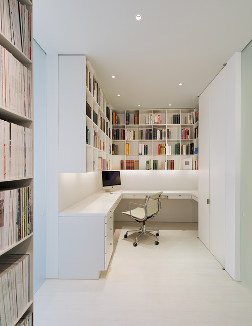 18 Minimalist Home Office Designs That Abound With Simplicity &amp; Elegance