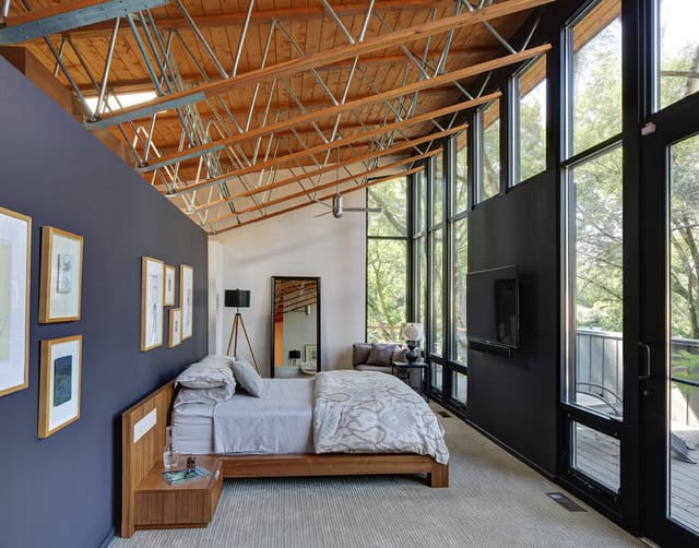 19 Fascinating Bedroom Designs With Exposed Beams That Will Delight You 17