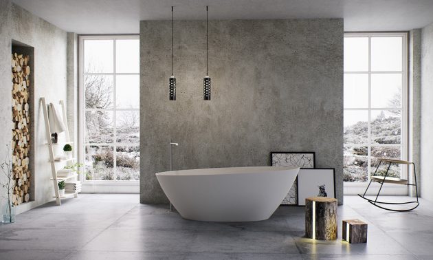 18 Luxury Bathroom Designs With Freestanding Bathtub - Bathroom Design With Freestanding Tub