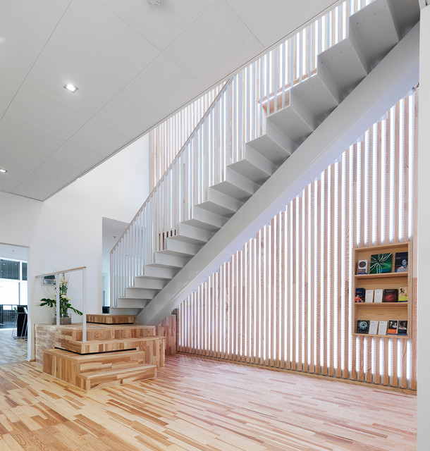 17 Uplifting Contemporary Stairway Designs Your Home Needs To Have