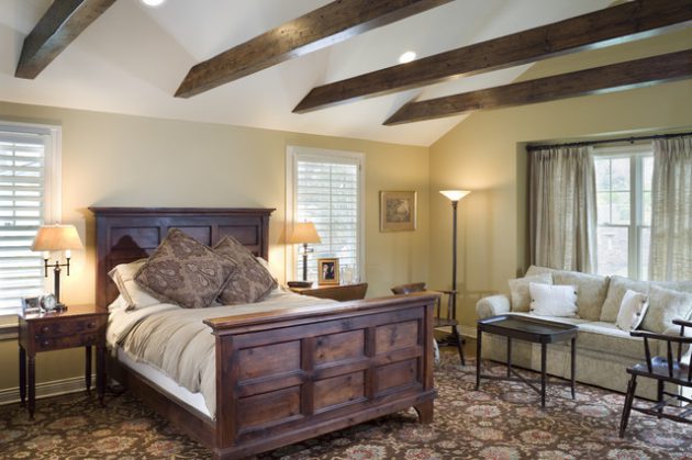 19 Fascinating Bedroom Designs With Exposed Beams That Will Delight You