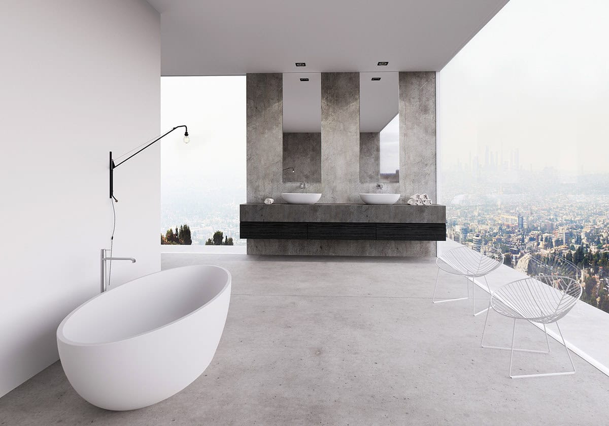 18 Luxury Bathroom Designs With Freestanding Bathtub 18