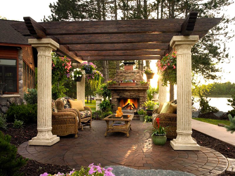 20 Beautiful Outdoor Living Room Designs That Will Delight You 18