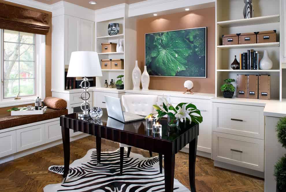 18 Beautiful Home Office Designs With Feminine Allure 18 Beautiful Home Office Designs With Feminine Allure
