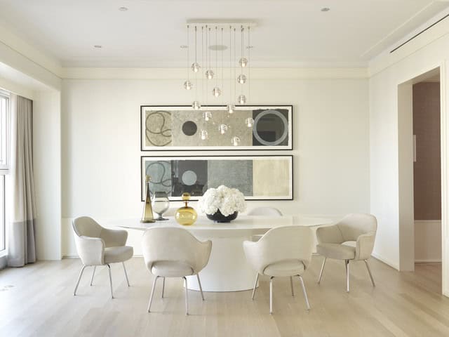 17 Divine White Dining Room Designs That Abound With Simplicity & Elegance