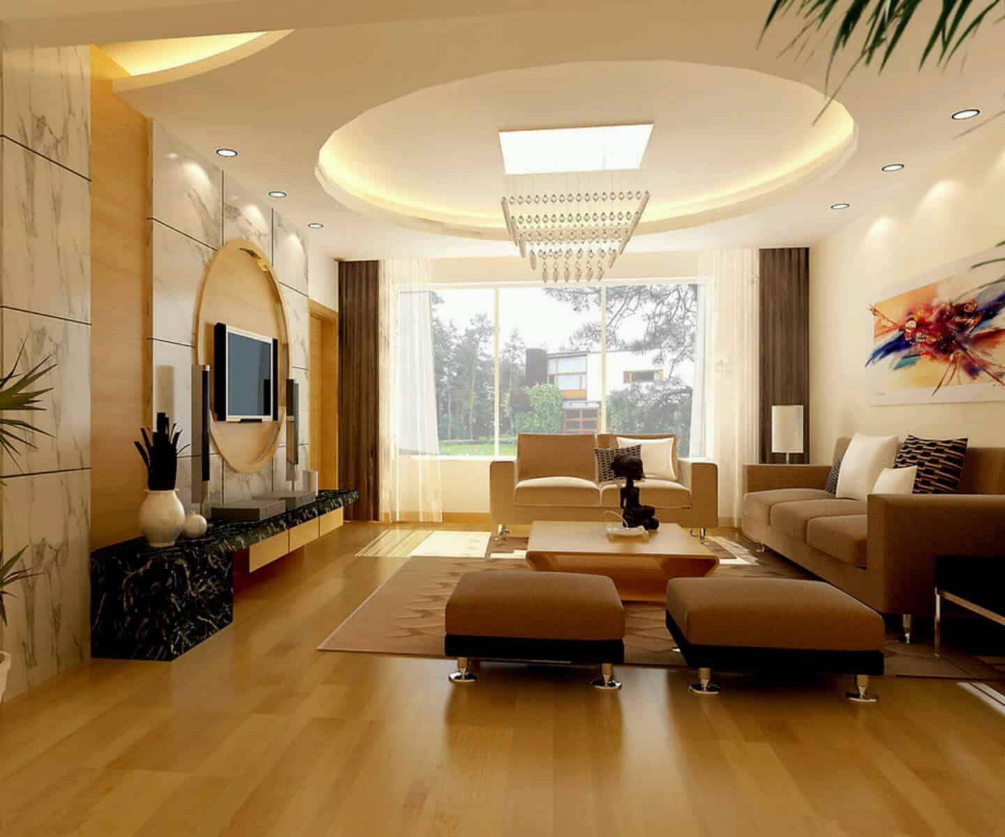 19 Magnificent Modern Ceiling Designs For Personal Touch In Your Living Space 2
