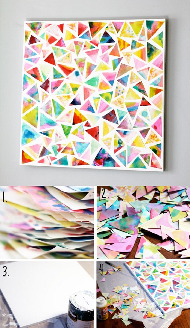 27 The Cheapest &amp; Easiest Tutorials To Make Astonishing DIY Wall Art