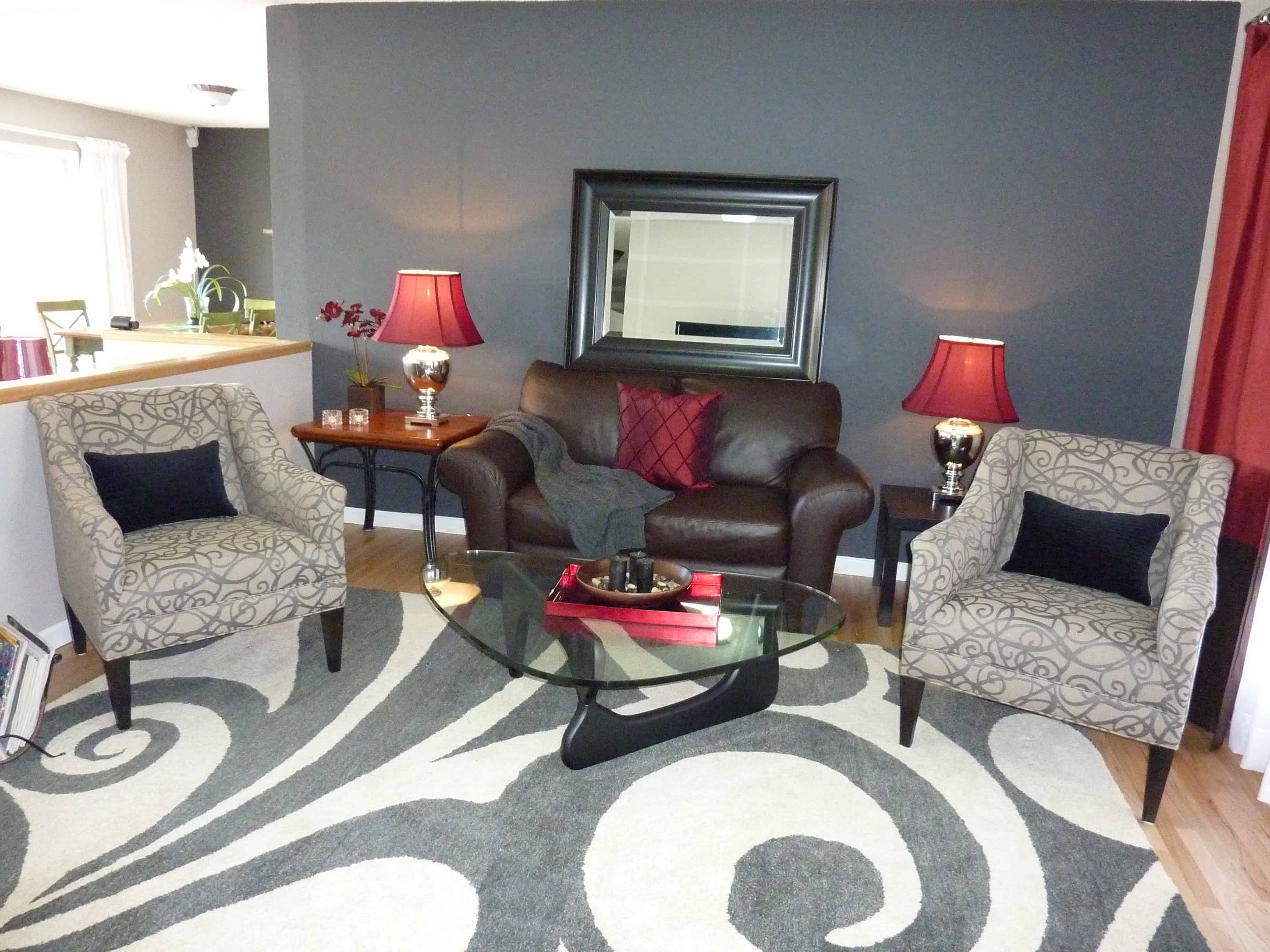 16 Gorgeous Grey Living Rooms With Red Details 16 Gorgeous Grey Living Rooms With Red Details