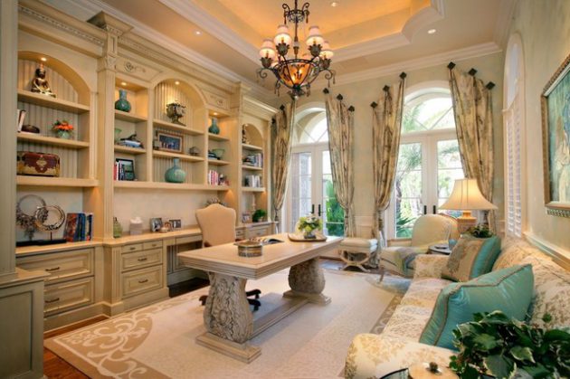 18 Beautiful Home Office Designs With Feminine Allure