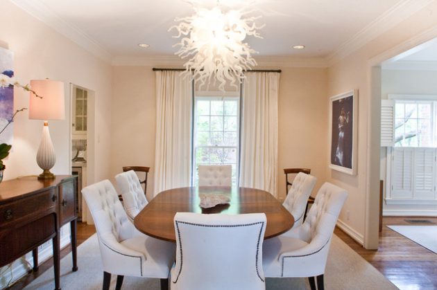 17 Divine White Dining Room Designs That Abound With Simplicity &amp; Elegance