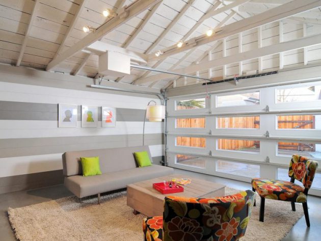 12 Functional Solutions To Transform Your Garage Into Beautiful Living Room