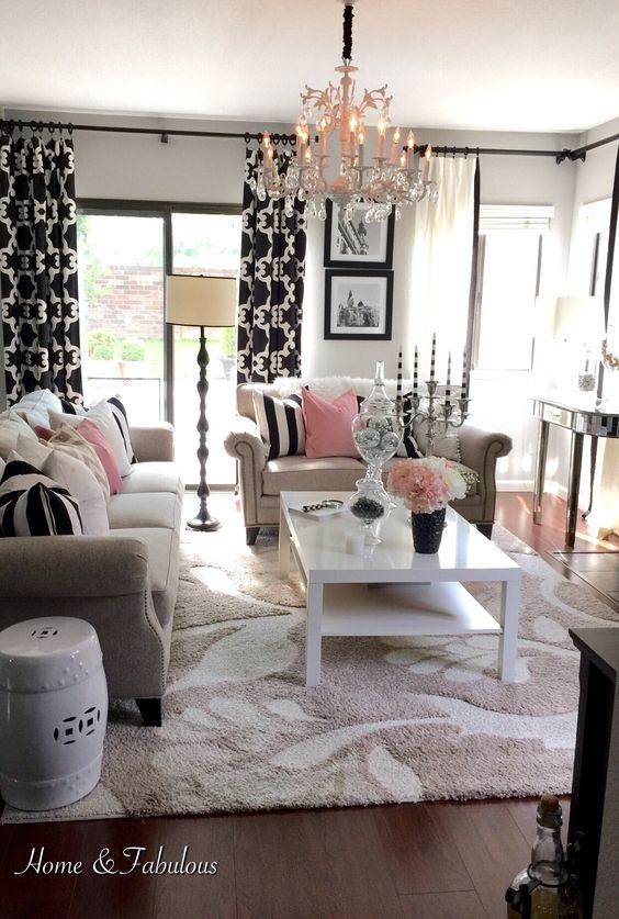 17 Marvelous Feminine Living Room Designs That Will Charm You