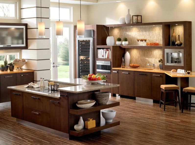 17 Flooring Options For Dark Kitchen Cabinets 8