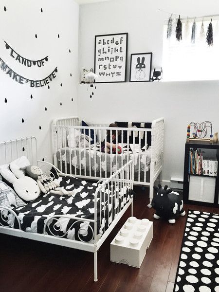 14 Surprisingly Amazing Black &amp; White Child's Room Designs