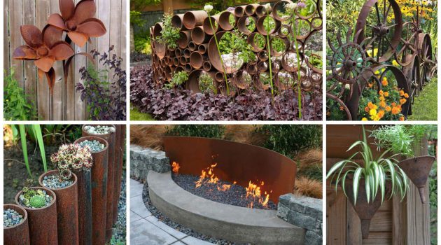 19 Creative DIY Rusted Metal Projects To Beautify Your Yard