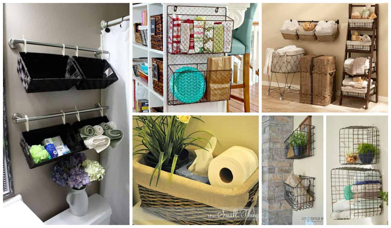19 Genius Ideas To Use Baskets As Extra Storage In The Small Spaces